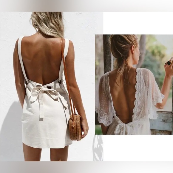 Bra Thin Triangular Woman Soft Seamless Backless Back Sexy Bralette Dot Mesh L - Picture 16 of 16